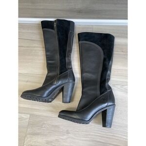Timberland Women's 20664 Earthkeepers Chauncey Knee-High Black Boots‎ Size 5.5